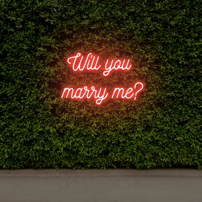 Will you marry me?