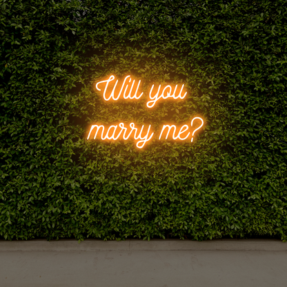 Will you marry me?