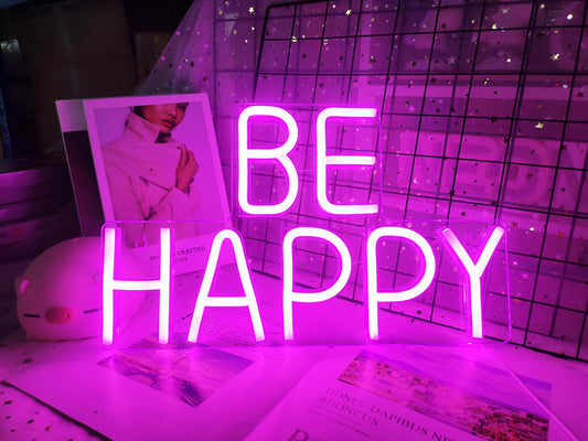 "BE HAPPY"